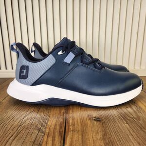 FootJoy ProLite Spikeless Golf Shoes Mens Sz 9 M Navy Blue Athletic Sports 56921